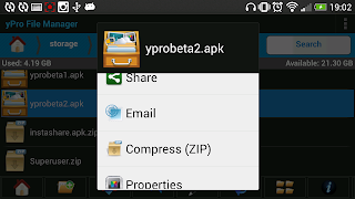 File Explorer & Backup - yPro v1.0 for Android