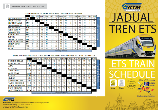 apa - apa aje lah.....: Jadual Perjalanan Dan Jadual Tambang ETS