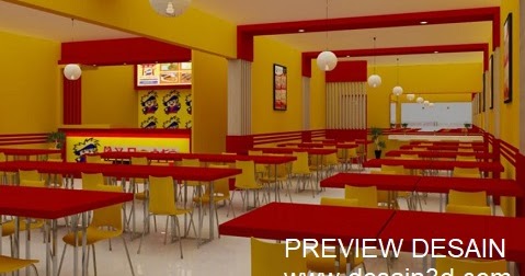  Desain  rumah makan fast food di area ruko  Jasa Desain  