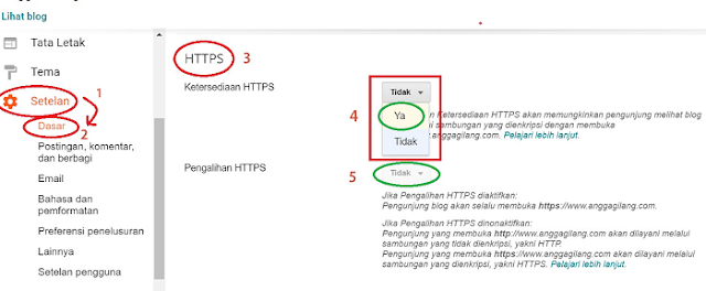 Mengaktifkan HTTPS Di Blogger