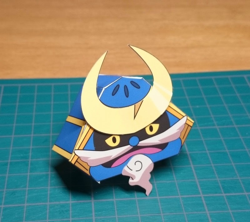 Yokai Watch Kabuto-san Papercraft