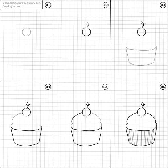 Learn to draw cake for kids 