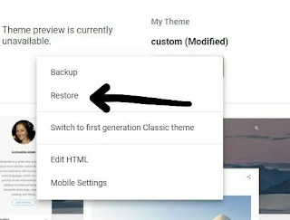 How To Change Template On Blogger