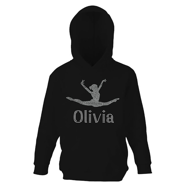 personalised gymnastics hoodie