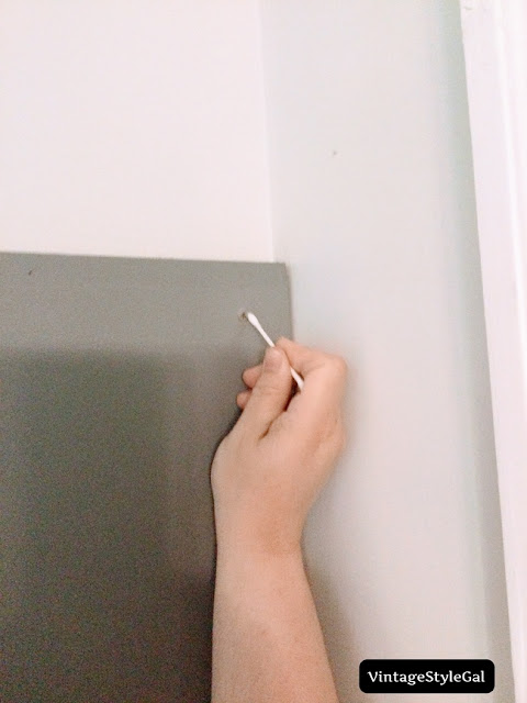 covering screws with paint