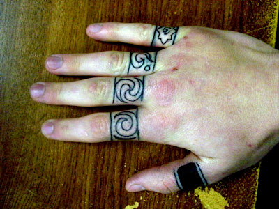 Ring Tattoos Designs on Five Rings   Tattoo Pictures   Tattoo Designs