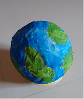 Paper Mache Planet