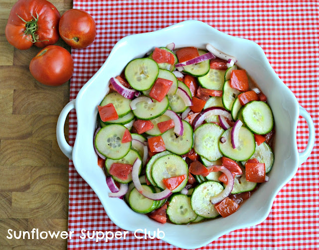 Cucumber and Tomato Summer Salad