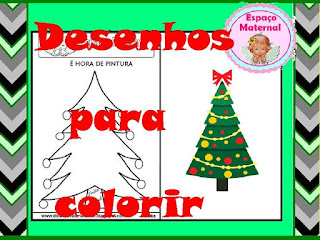 Desenhos de natal para colorir