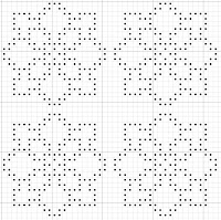 flower free cross stitch pattern