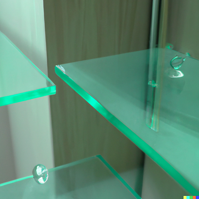 Tempered Glass Shelves for Bathroom Storage