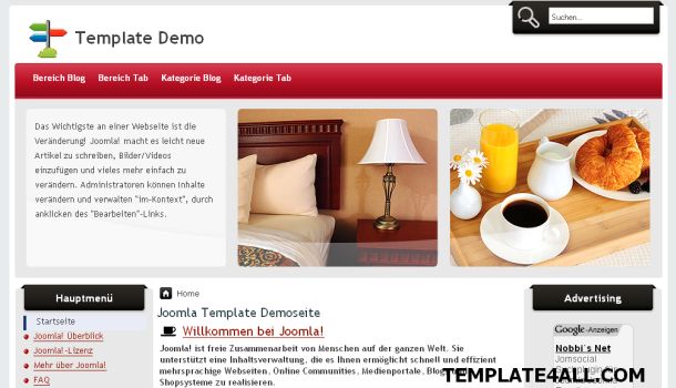 Restaurants Hotels Joomla Template