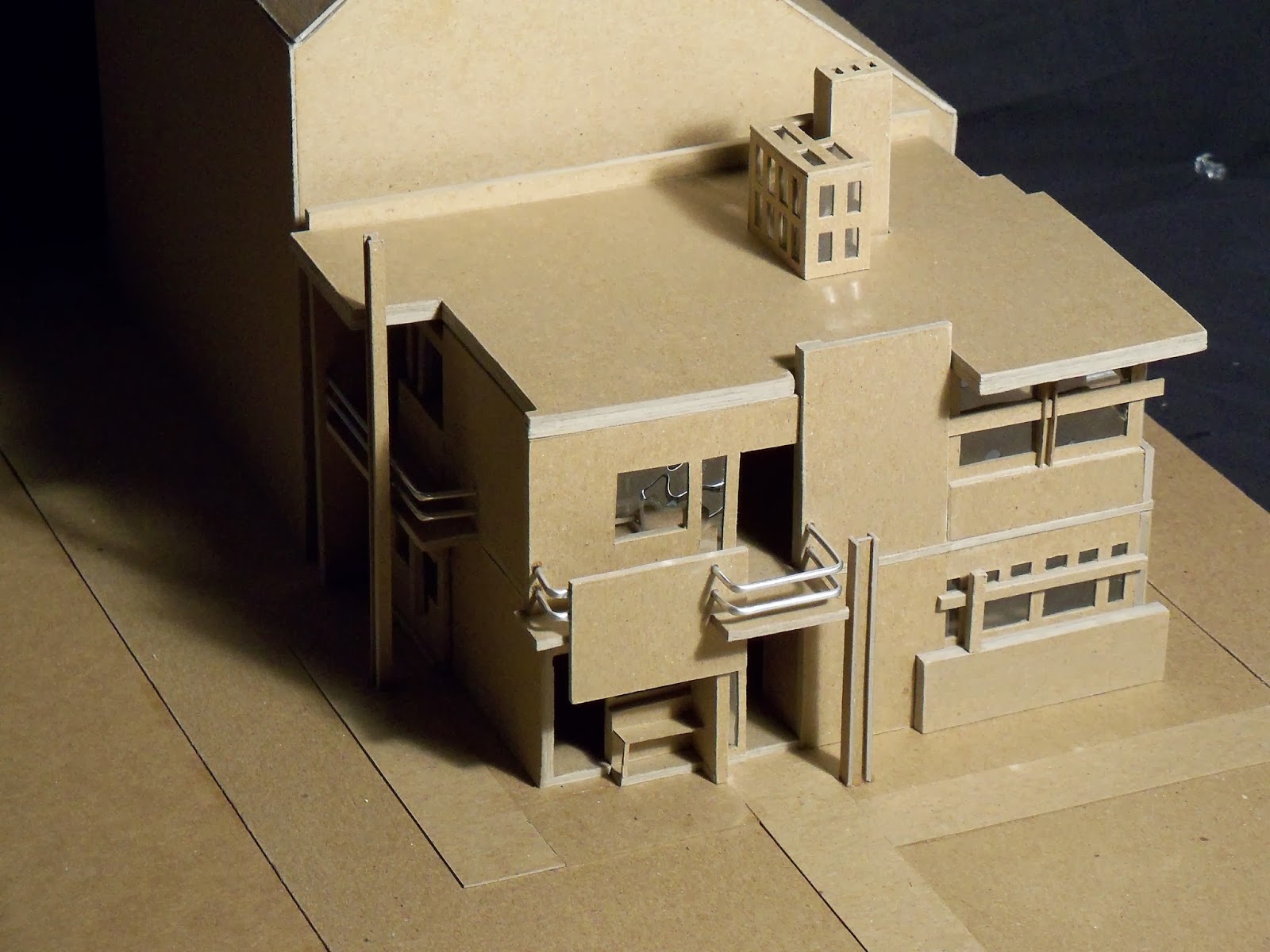 Edward Bauknight Designs Model of the Rietveld Schroder House