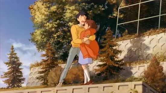 空中庭園と幻の飛行船 耳をすませば のエンディングで 杉村と夕子が一緒に下校している 空中庭園と幻の飛行船 耳をすませば のエンディングで 杉村と夕子が一緒に下校している