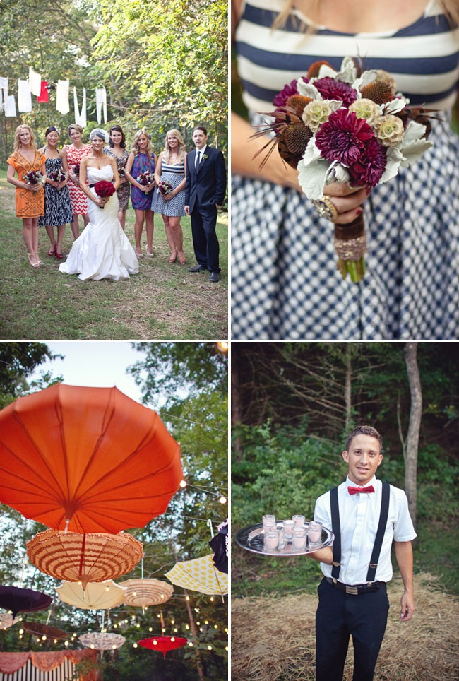 This circus themed wedding is AMAZING and the parasols LOVE