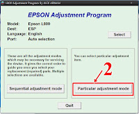 Cara Reset Epson L800