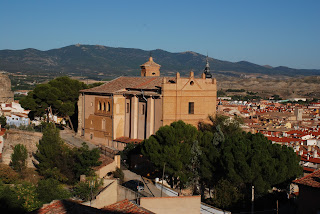 Vista del santuario desde el barrio de San Roque