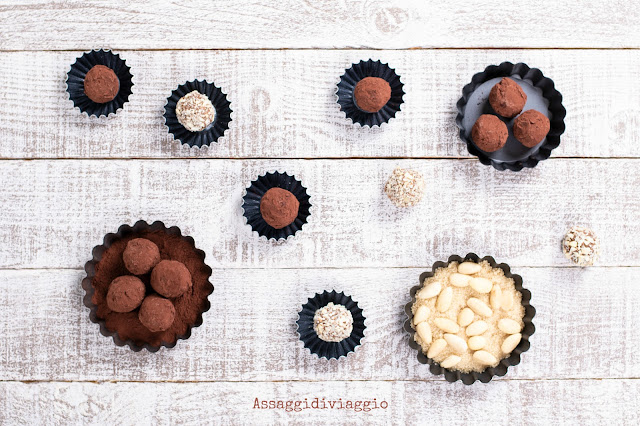 Tartufi di cioccolato con gli avanzi del panettone