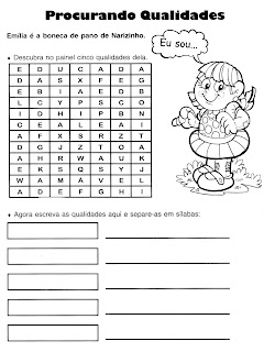 ATIVIDADES DE PORTUGUÊS PARA 3° ANO GRAMÁTICA INFANTIL