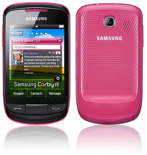 my name is liana: >> Samsung Corby 2..