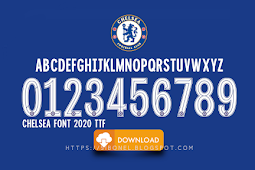 Download Font Jersey Chelsea 2019-2020