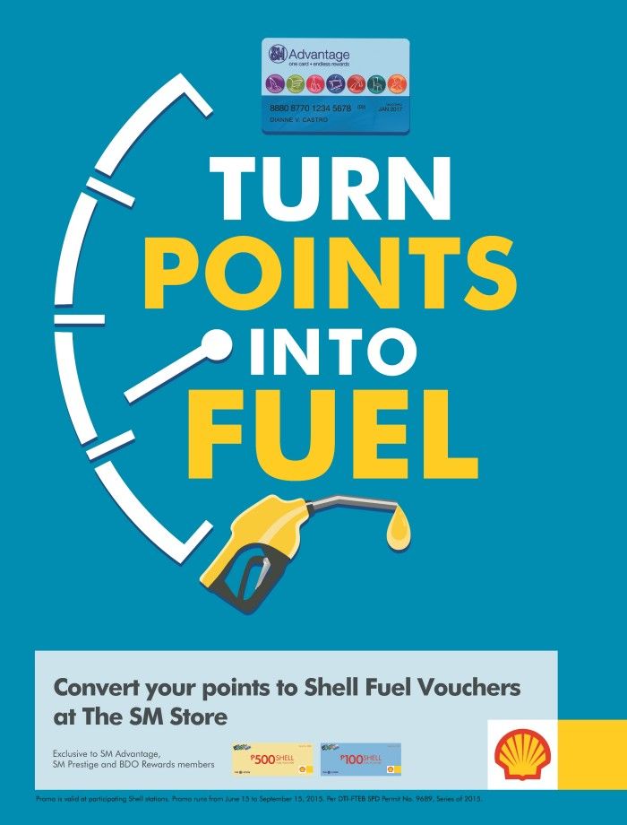 Pilipinas Shell and SM Advantage Promo