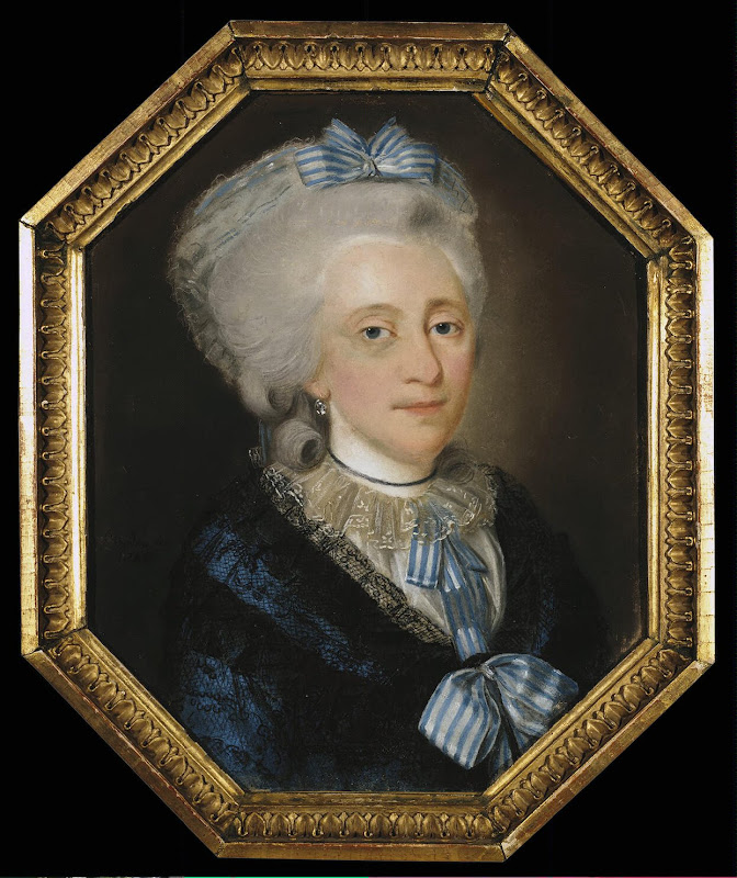 Portrait of an Elderly Lady by Johann Bardou - Portrait Paintings from Hermitage Museum
