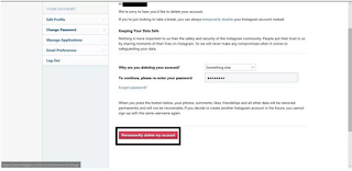 Cara menghapus akun Instagram secara permanen