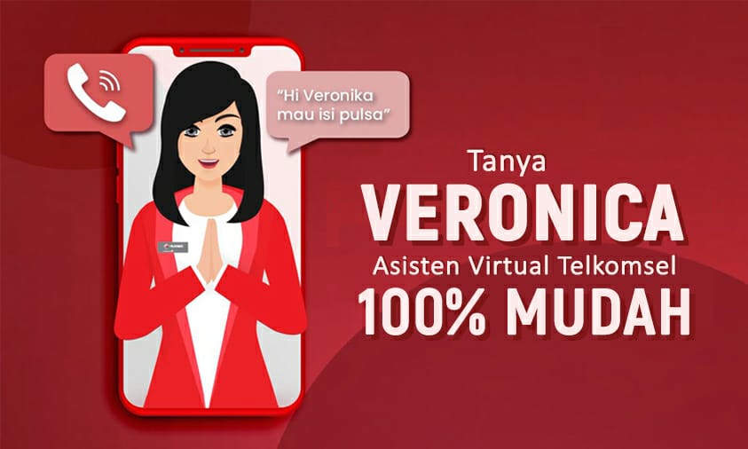 tanya veronika asisten virtual telkomsel