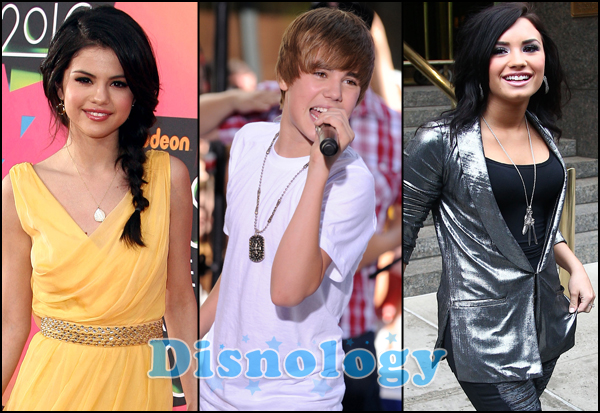  percebi que era o Justin Bieber a Selena Gomez e a Demi Lovato