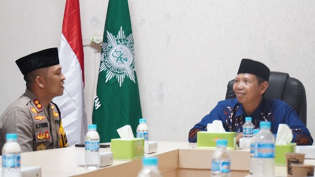 Kapolresta Sidoarjo Silaturahmi ke PD Muhammadiyah Sidoarjo, Guna Bersama Sukseskan Pemilu 2024