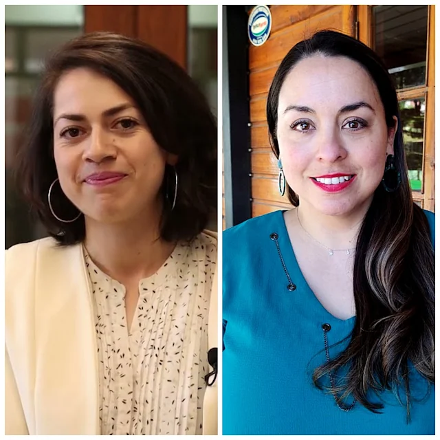 Danitza Ortiz y Andrea Iturriaga