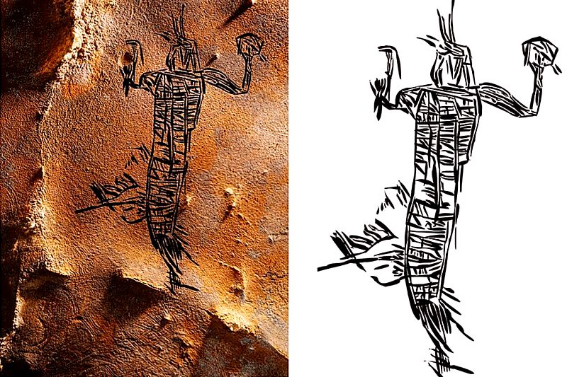 Arte rupestre descubierto en Estados Unidos