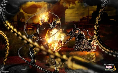 Wallpaper HD Ghost Rider Marvel vs Capcom