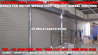 GAMBAR, DAFTAR, HARGA, PINTU, ROLLING DOOR INDUSTRI, AUTOMATIC, MANUAL, PER METER, MURAH, KRANJI, TERBARU, 2024