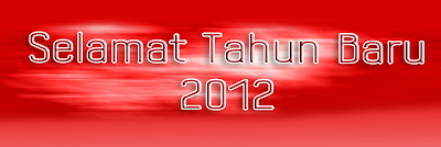 Selamat tahun baru 2012