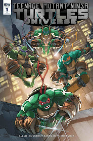 Amazing Houston Comic Con 2016 Exclusive Teenage Mutant Ninja Turtles Universe #1 Variant Cover by Eddie Nunez