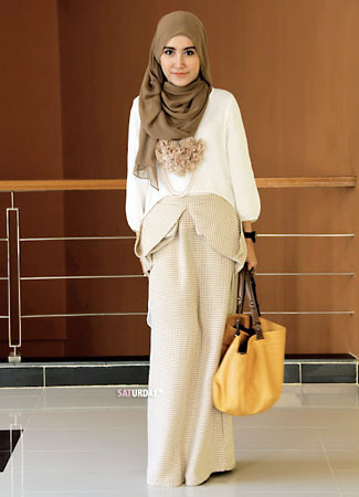 Inspirasi Tampilan Stylish Hijab 