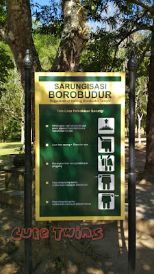 syarat-syarat masuk candi borobudur