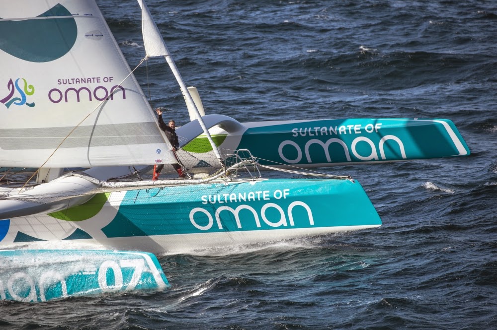 Cap sur Saint Malo pour Sidney Gavignet et Oman Sail.