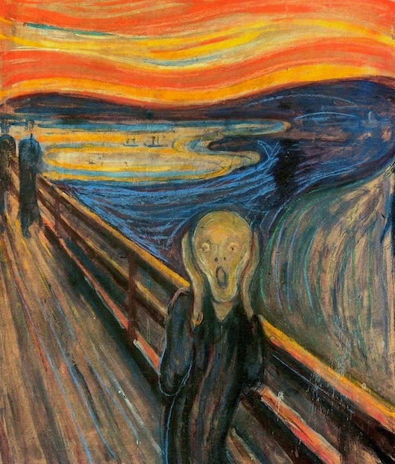 10 Out Of The Most Beautiful Paintings Of All Time - The Scream by Edvard Munch (1893)