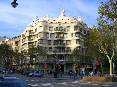 Casa Milà in Passeig de Gràcia