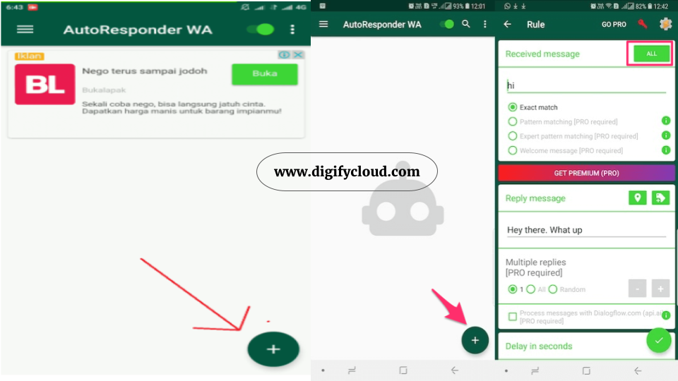 Cara Membuat Bot di Whatsapp dengan Aplikasi AutoResponder WhatsApp digifycloud.com