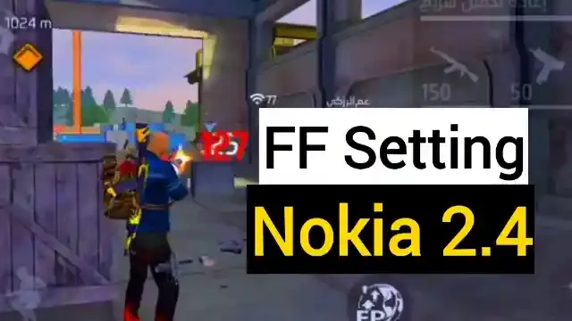 Best free fire headshot setting for Nokia 2.4 in 2022