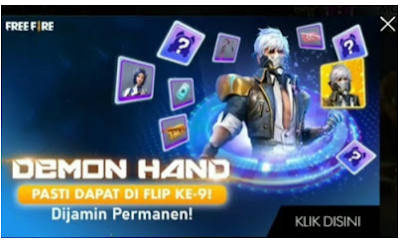 Cara mendapat Bundle Griffin di Event Demon Hand Free fire dengan permanen