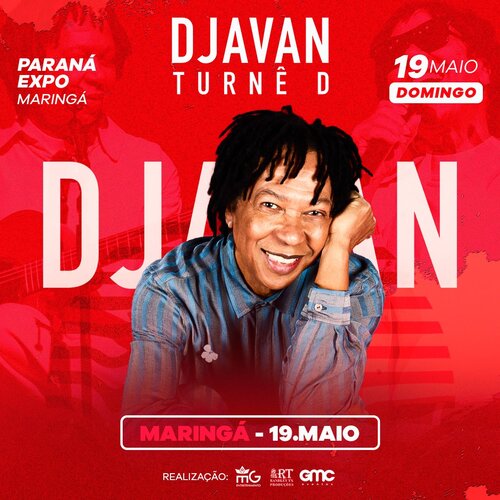 19/05/2024 Show do Djavan em Maringá [Paraná Expo]