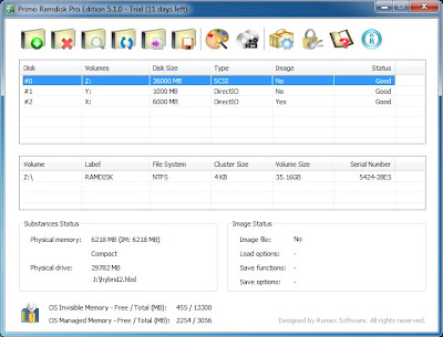 تحميل برنامج Primo Ramdisk Server Edition 5.6 مجانا لتسريع اداء جهازك و الرامات