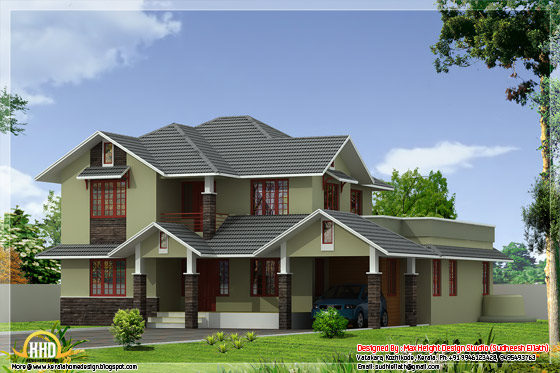 2600 square feet home design elevation