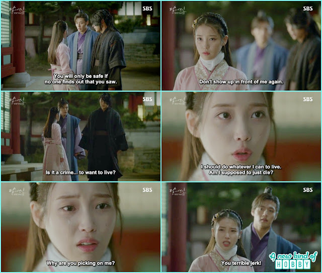  hae so started crying why 4th prince picking on her - Moon Lovers: Scarlet Heart Ryeo - Episode 3 Review