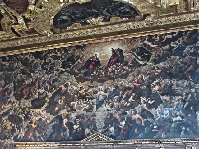 Doge's Palace in Venice- Tintoretto painting